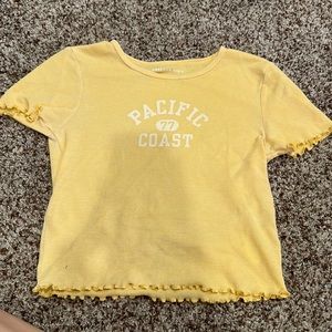 American eagle cropped baby tee